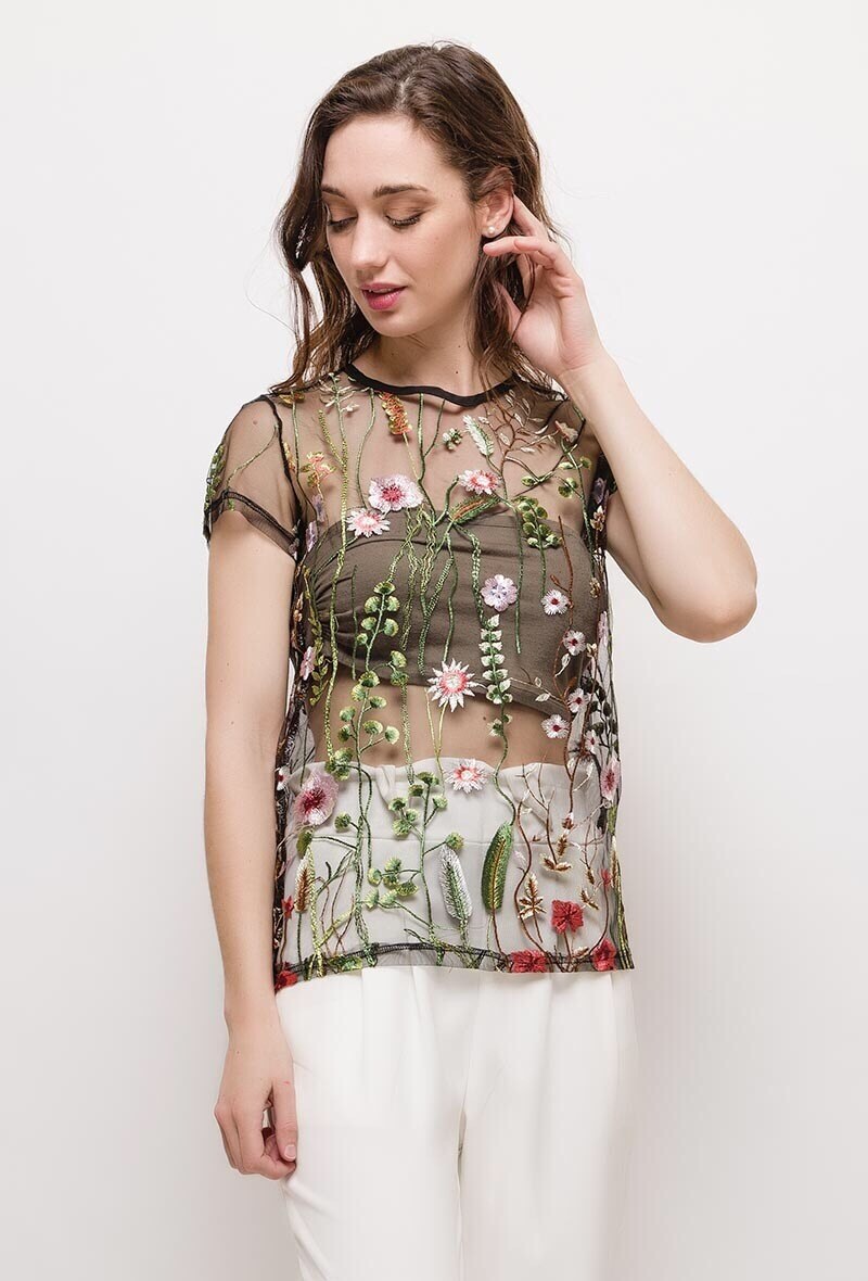 Mayorista ABELLA - Camiseta de encaje