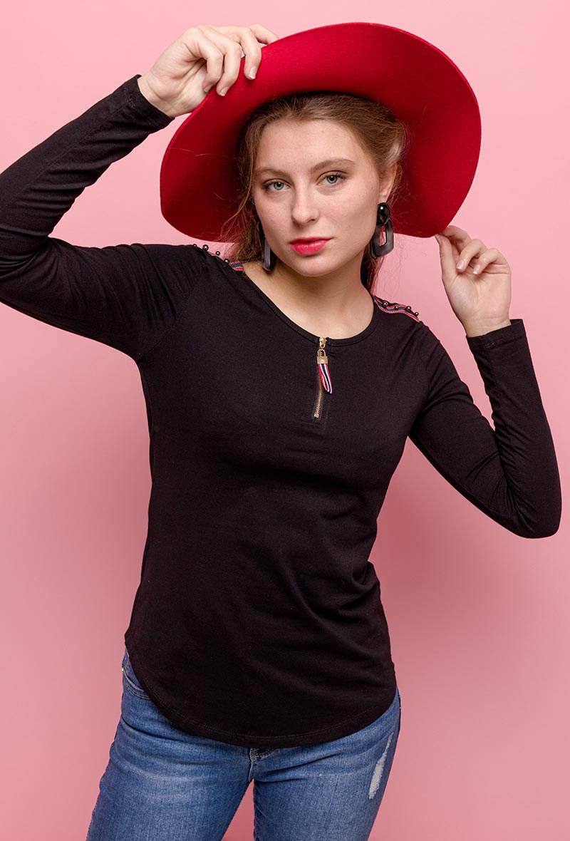 Mayorista ABELLA - Camiseta con franjas bicolores