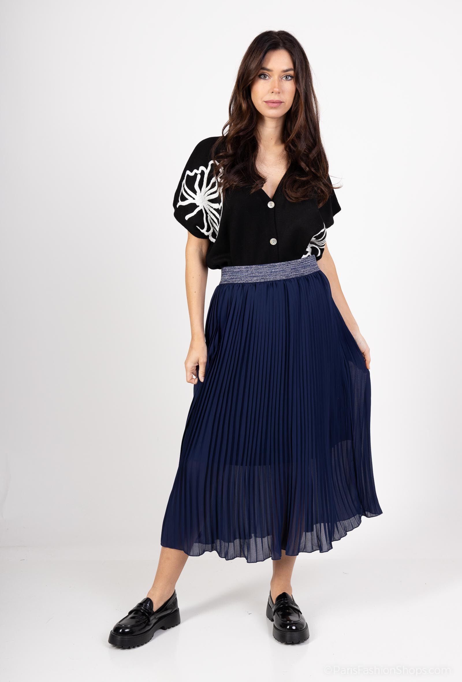 Wholesaler AC BELLE - Pleated chiffon skirt