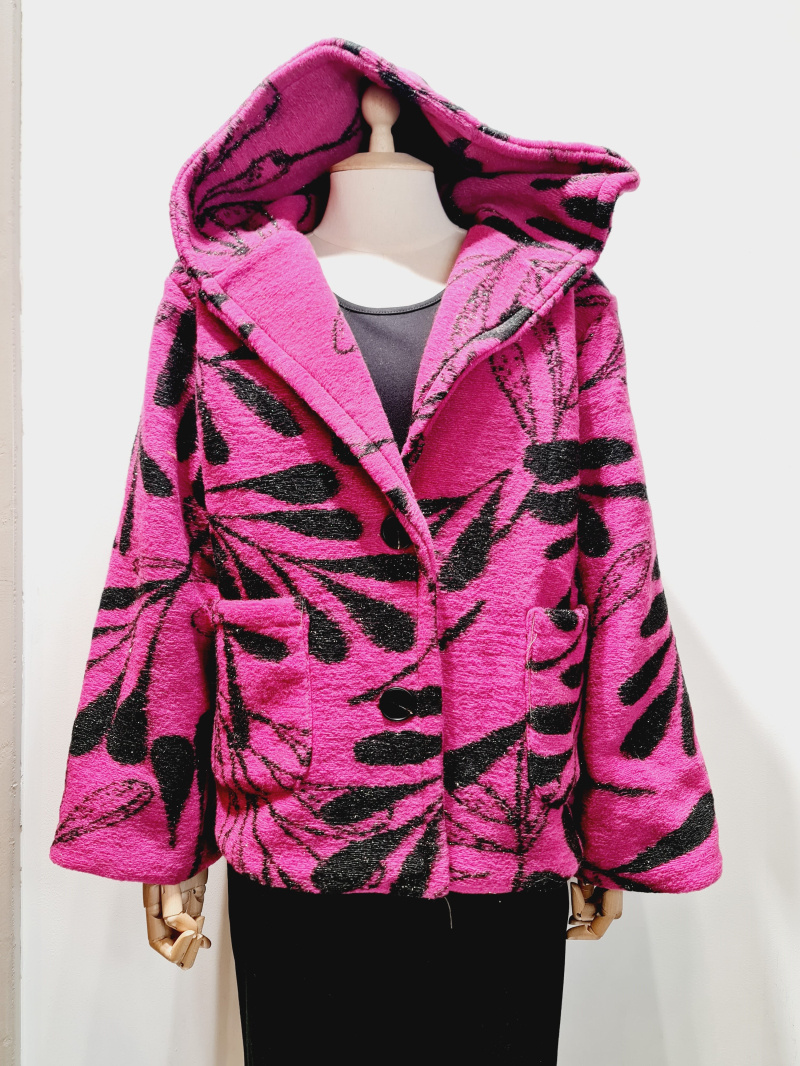 Grossiste AC BELLE - Manteau à capuche en laine