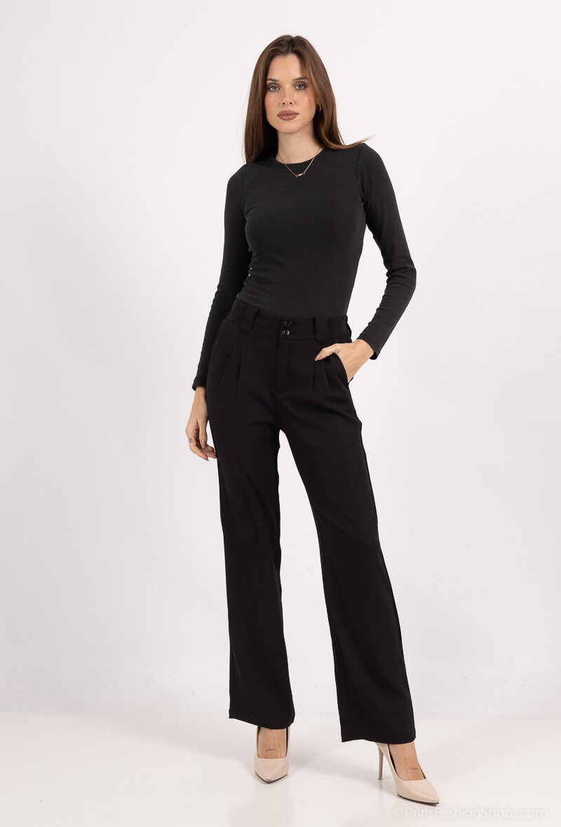 Grossiste AC BELLE - PANTALON UNI Taille Haute