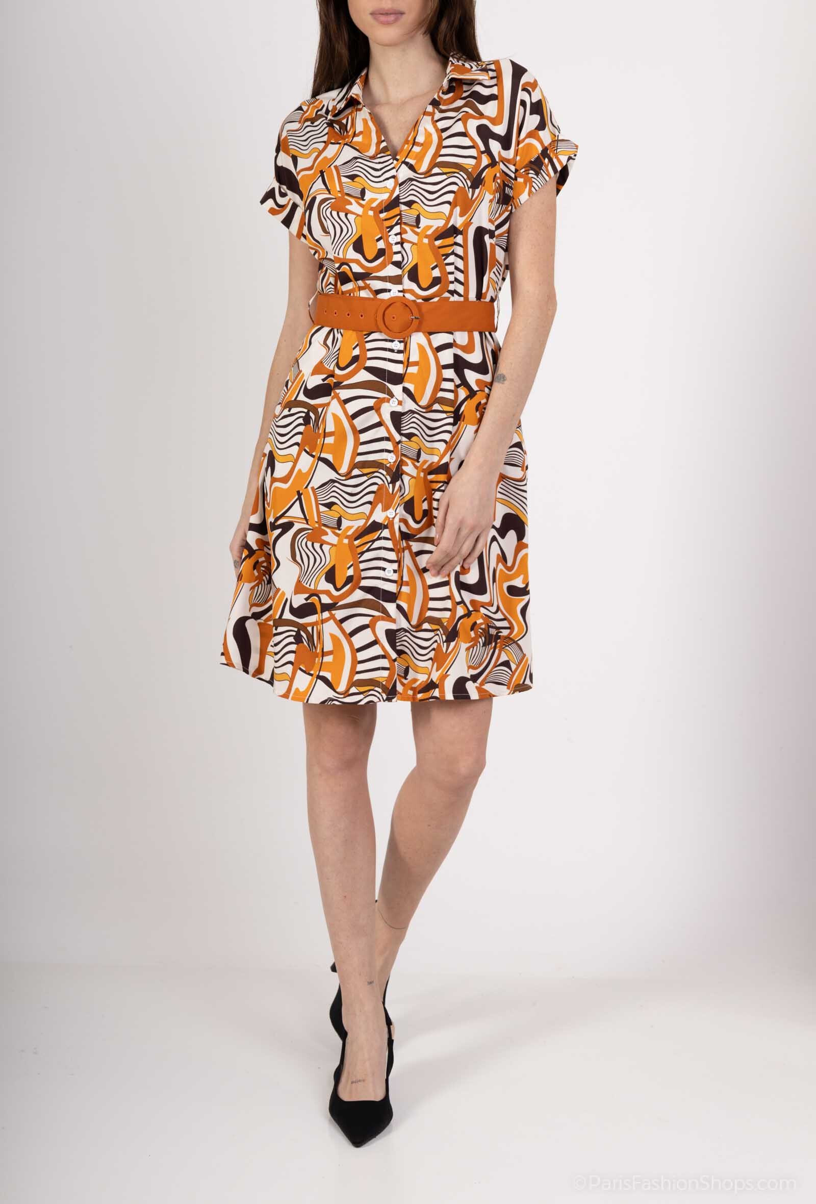 Wholesaler AC BELLE - Curved shirt dress