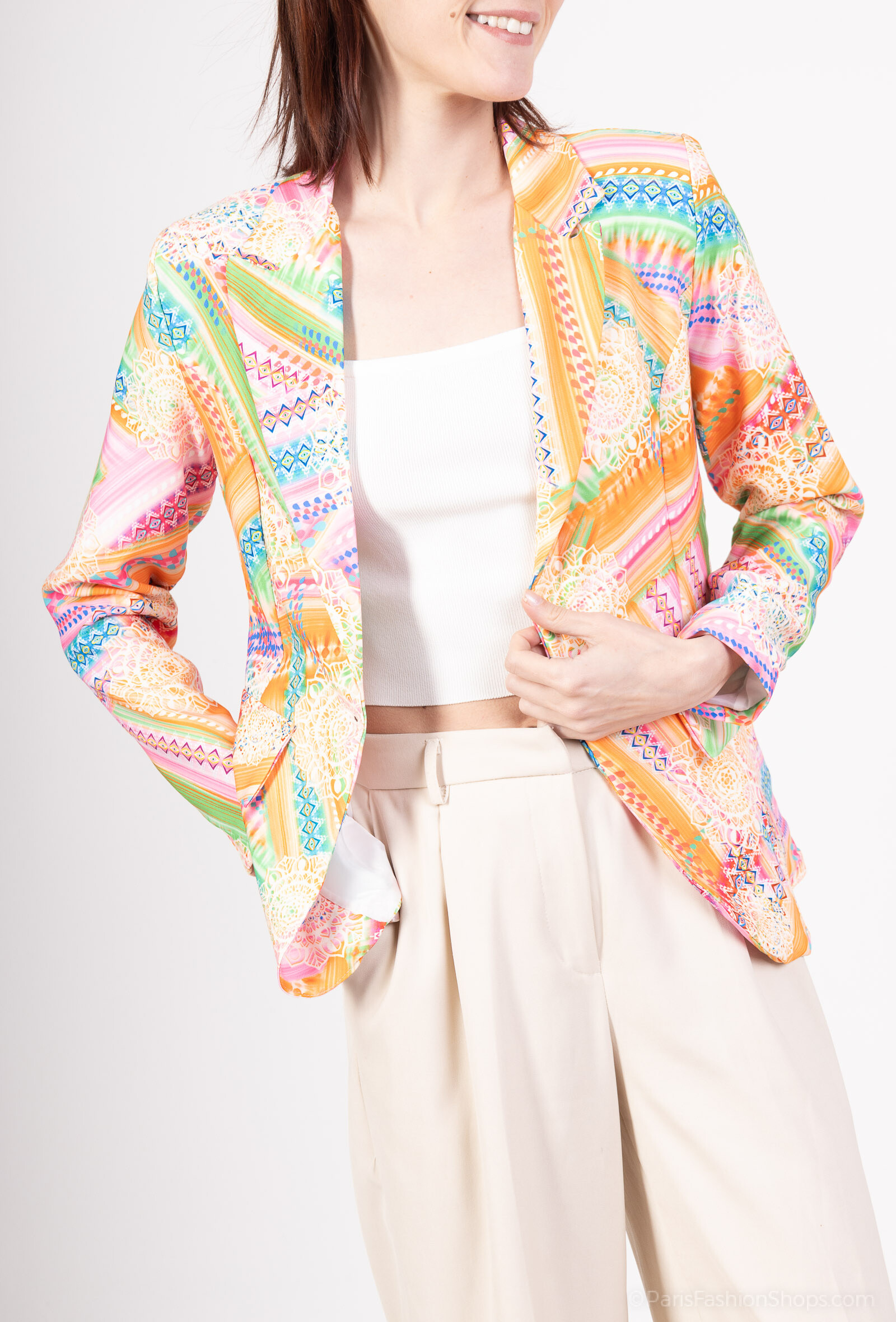 Wholesaler AC BELLE - Abstract printed jacket