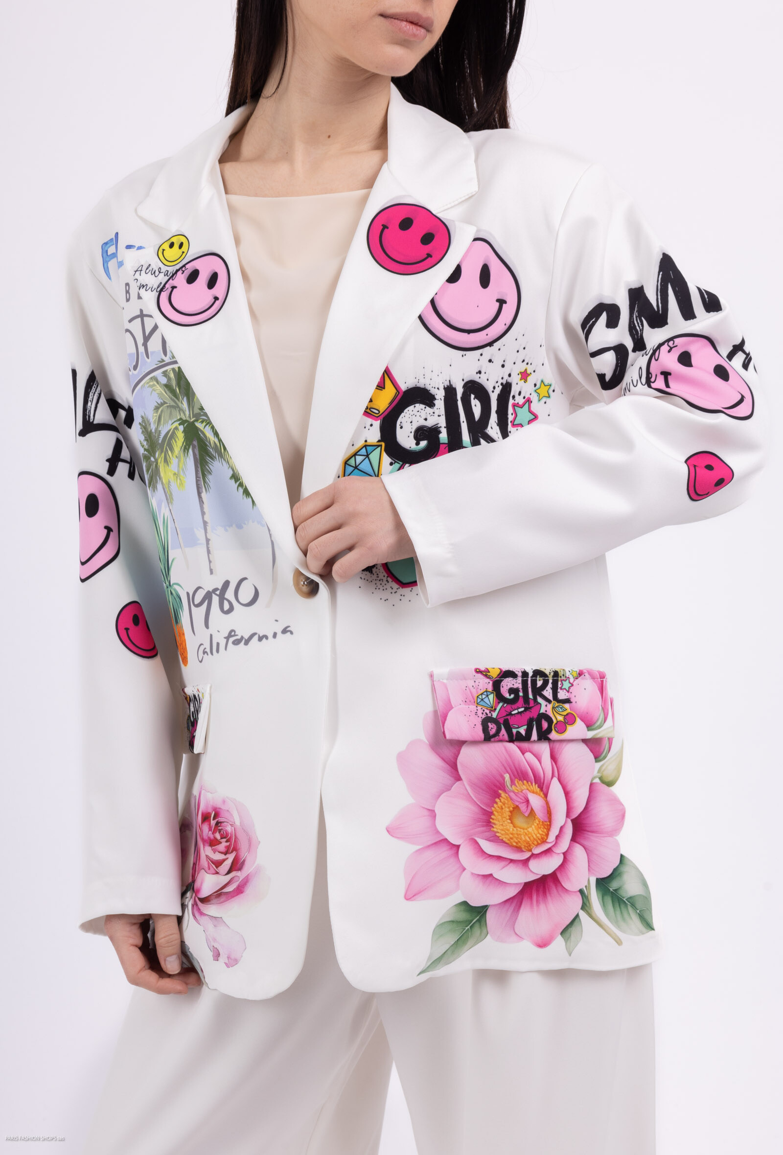 Wholesaler AC BELLE - Pineapple jacket and palm trees
