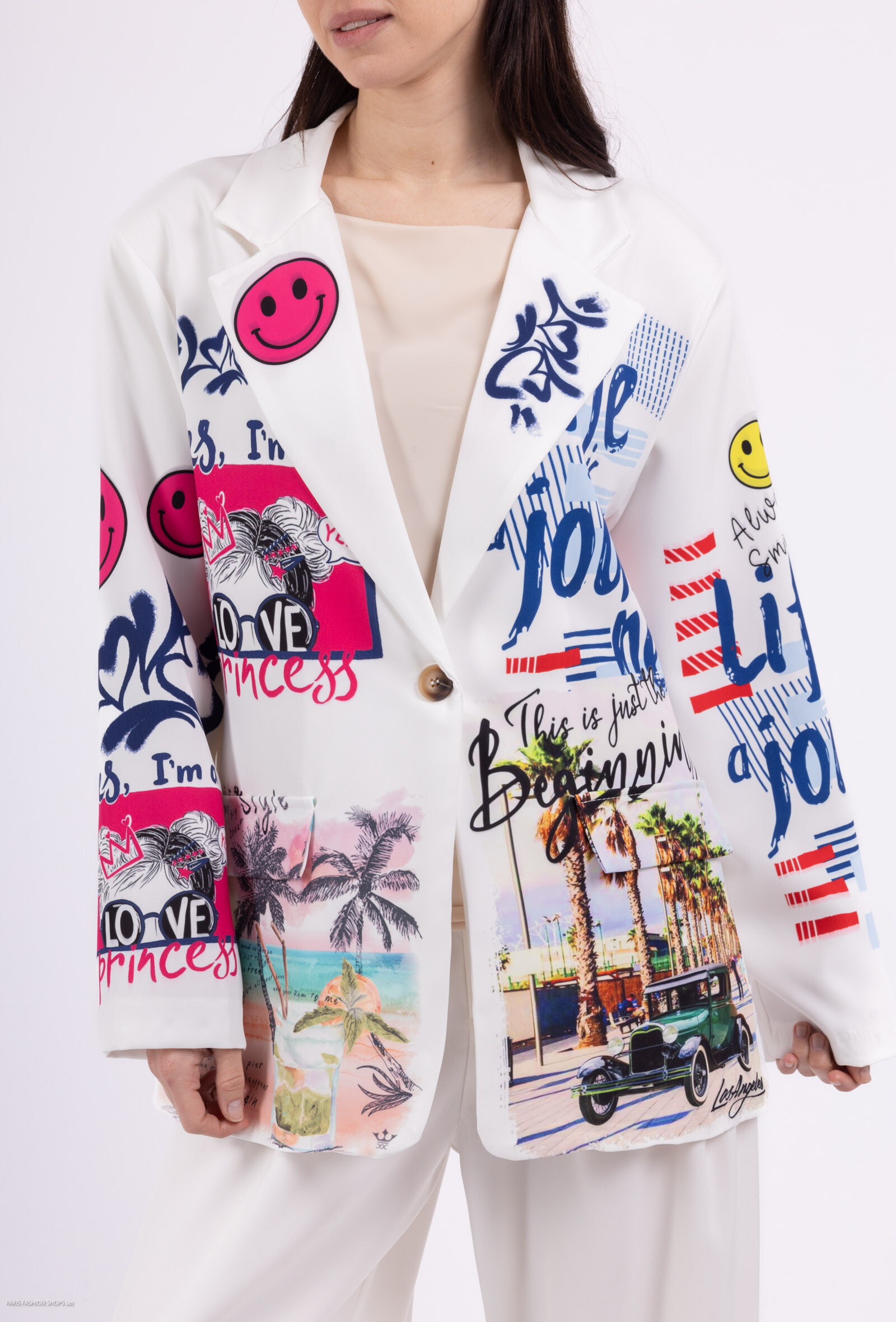Wholesaler AC BELLE - Pineapple jacket and palm trees