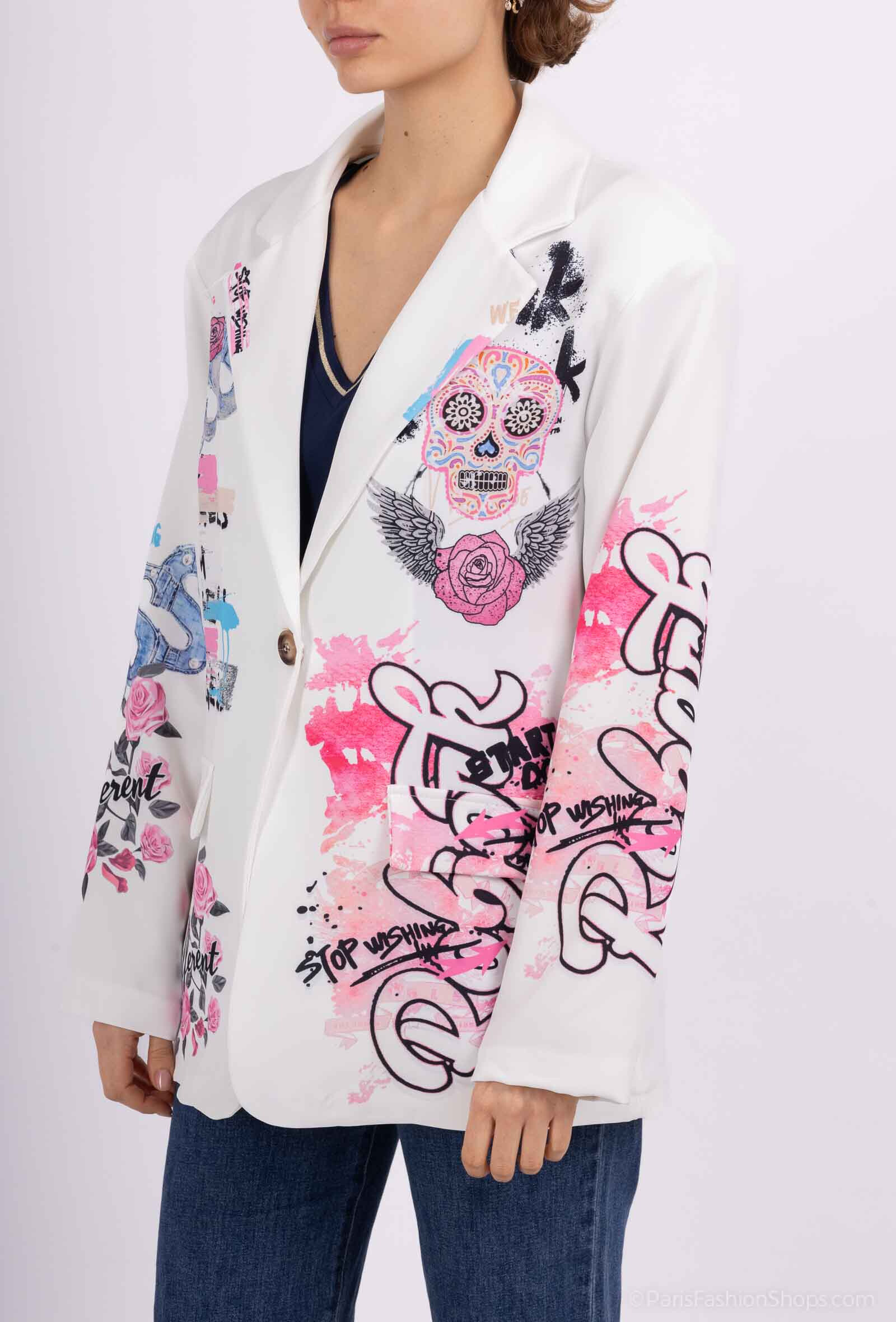 Wholesaler AC BELLE - Graphic printed jacket