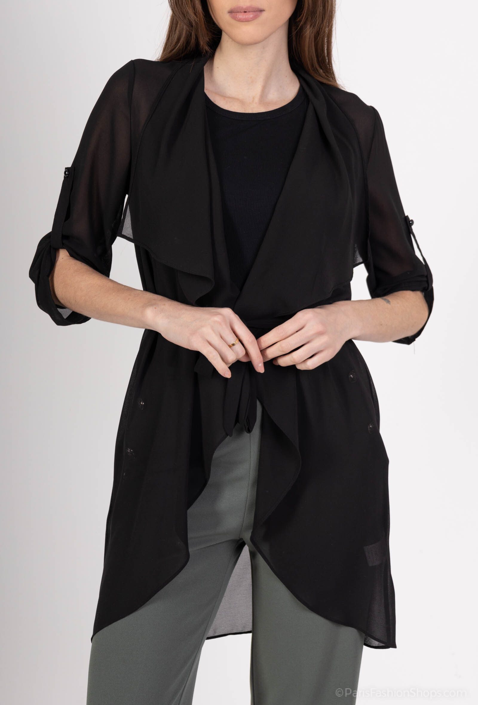 Wholesaler AC BELLE - Gilet-Vese Mousseline Oversize