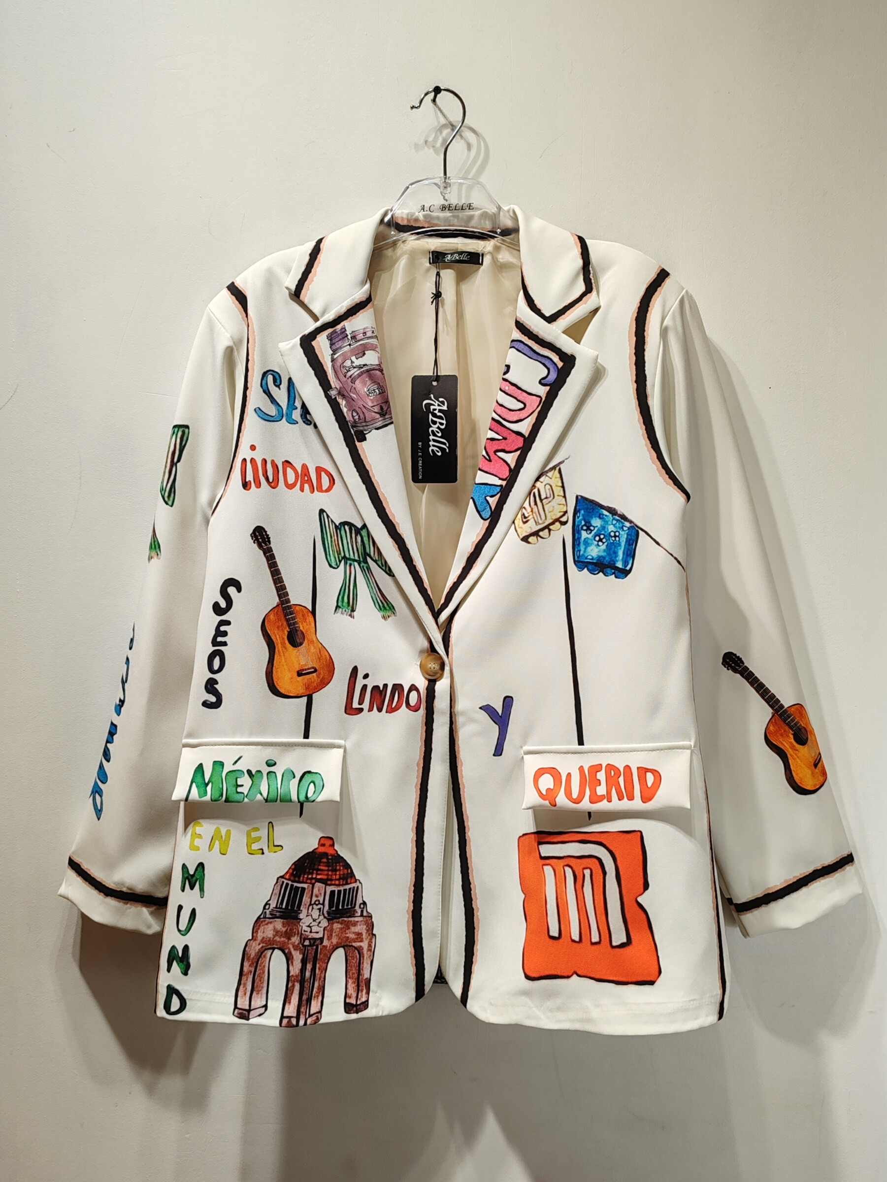 Wholesaler AC BELLE - Pineapple jacket and palm trees