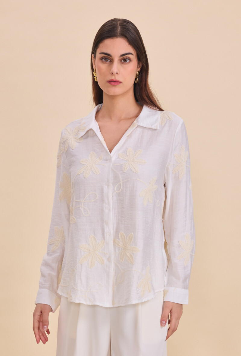 Grossiste ACACIA - Chemise brodée femme