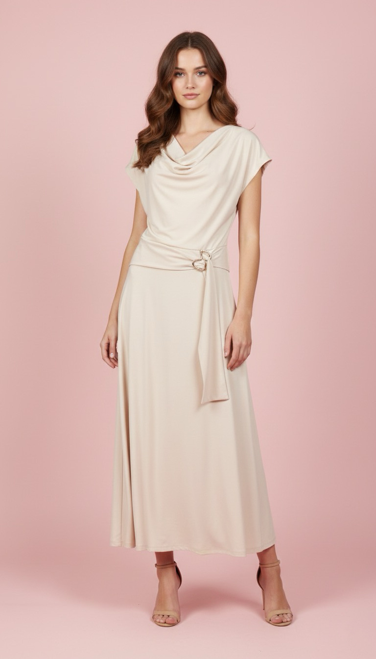 Grossista ACACIA - Abito lungo boho con cintura