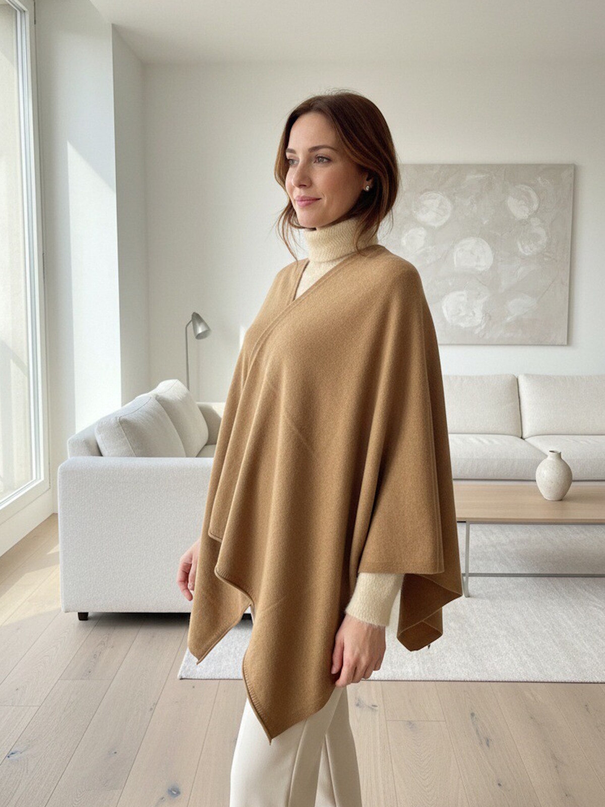 Wholesaler Ad Blanco - Maxi Stole in Cashmere Blend