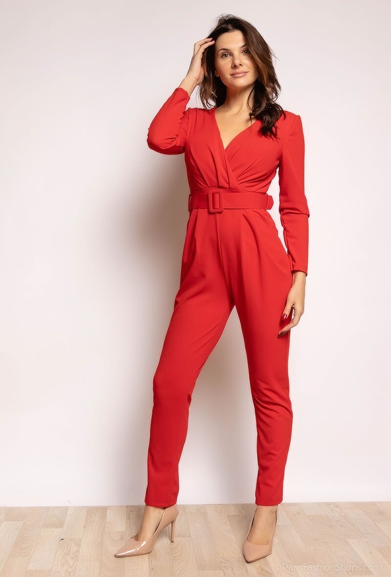 Großhändler ADELINE - Wrap jumpsuit with belt