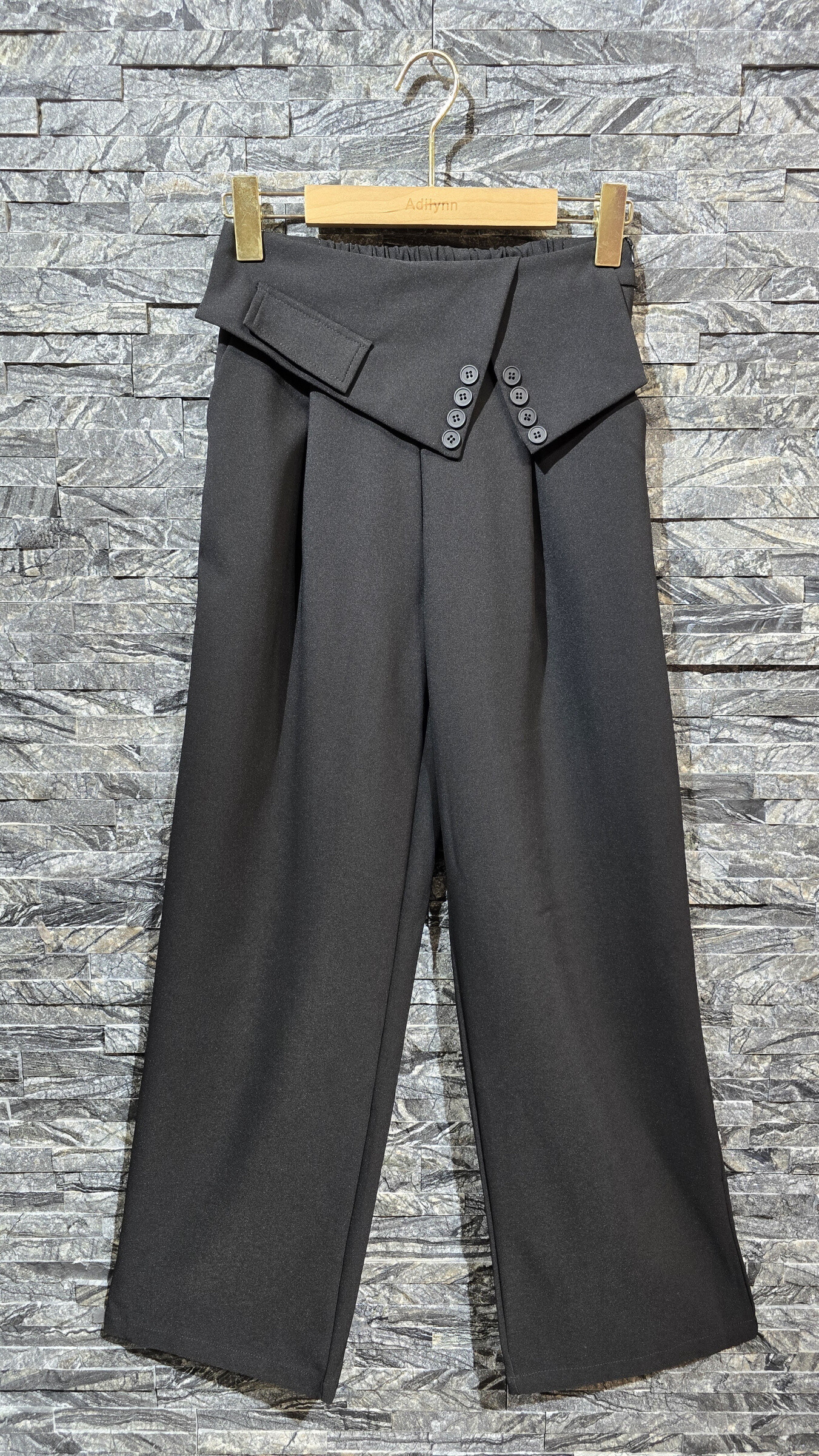 Großhändler Adilynn - Hosen mit zwei Seiten und Reißverschleißtaschen, elastischer Heck