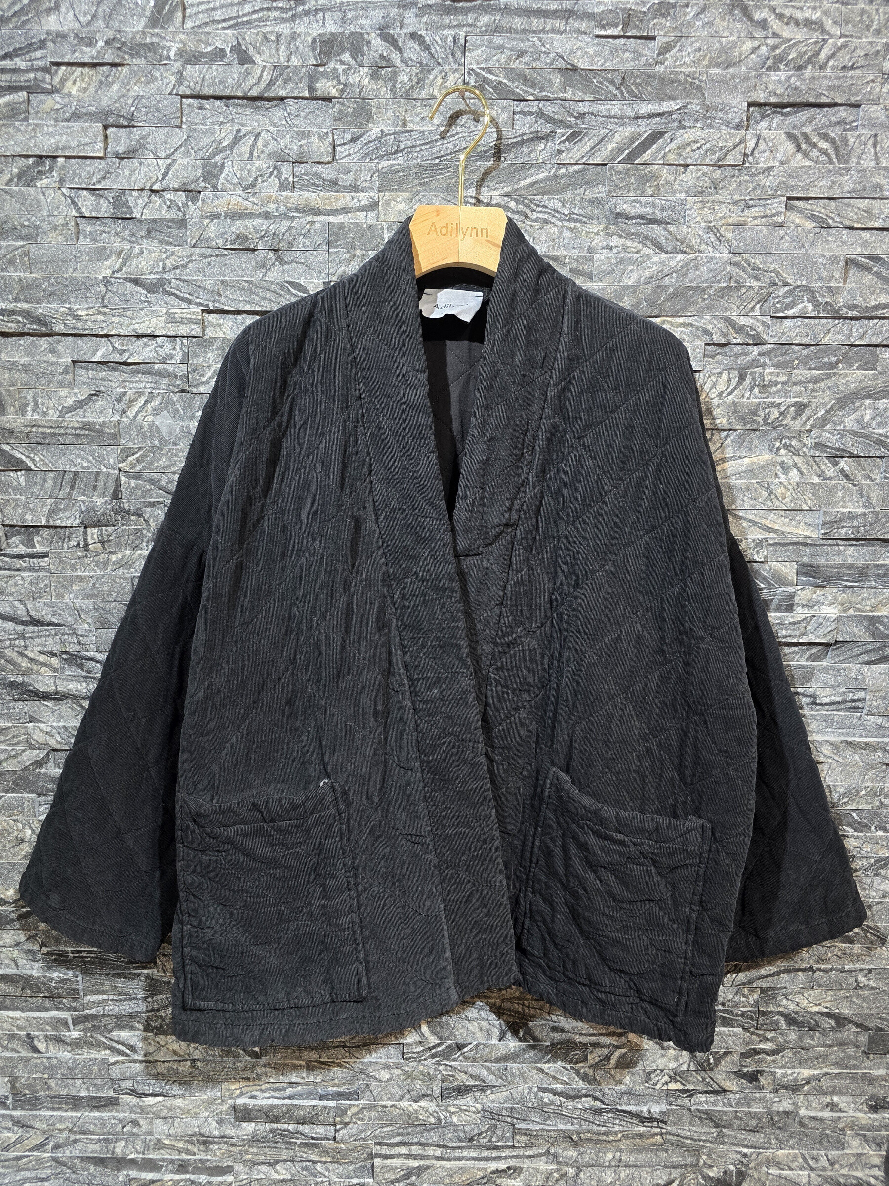 Großhändler Adilynn - Samtjacke mit zwei Vordertaschen, langen Ärmeln