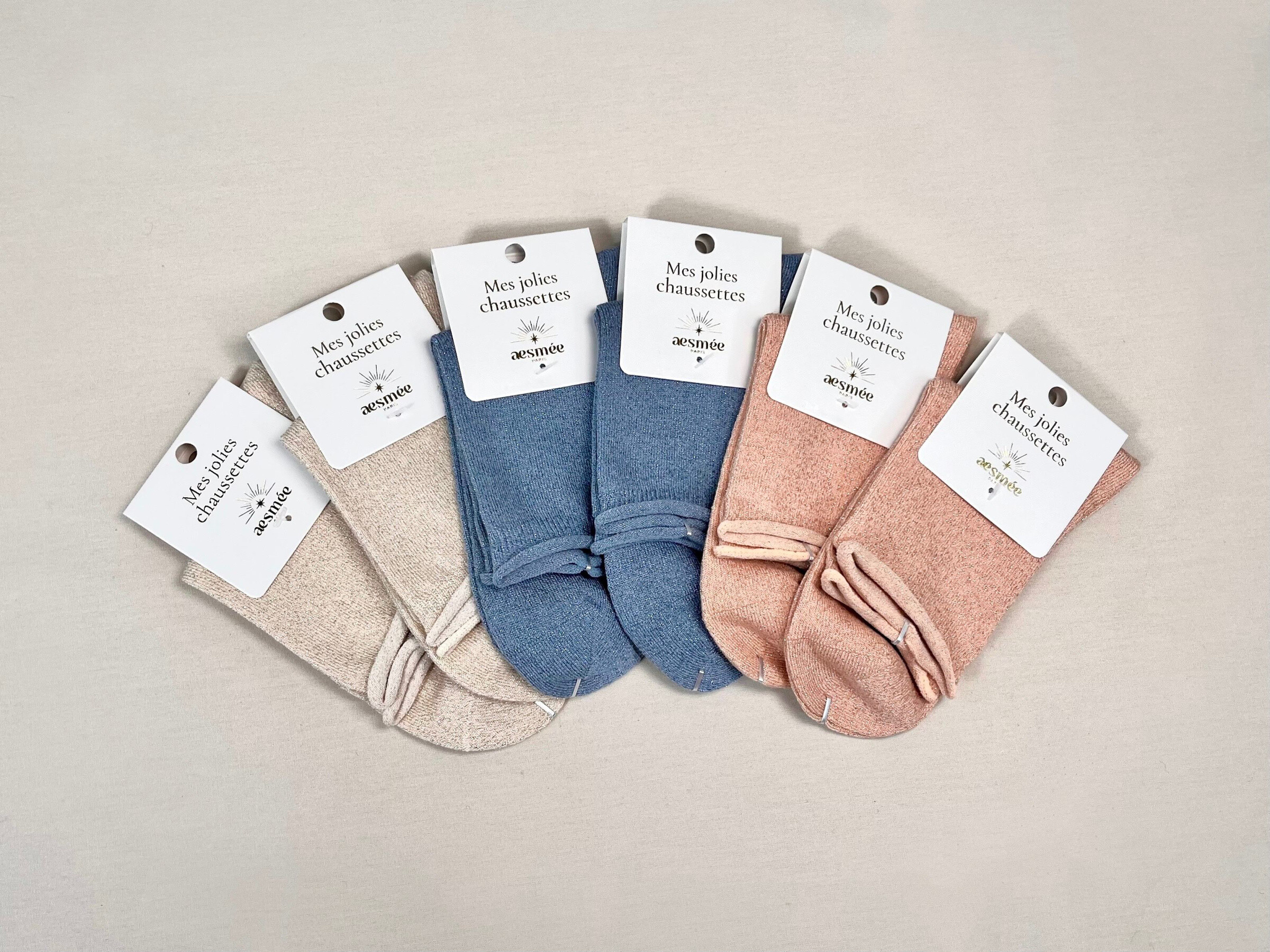 Großhändler aesmée - Maelle glänzende Socken