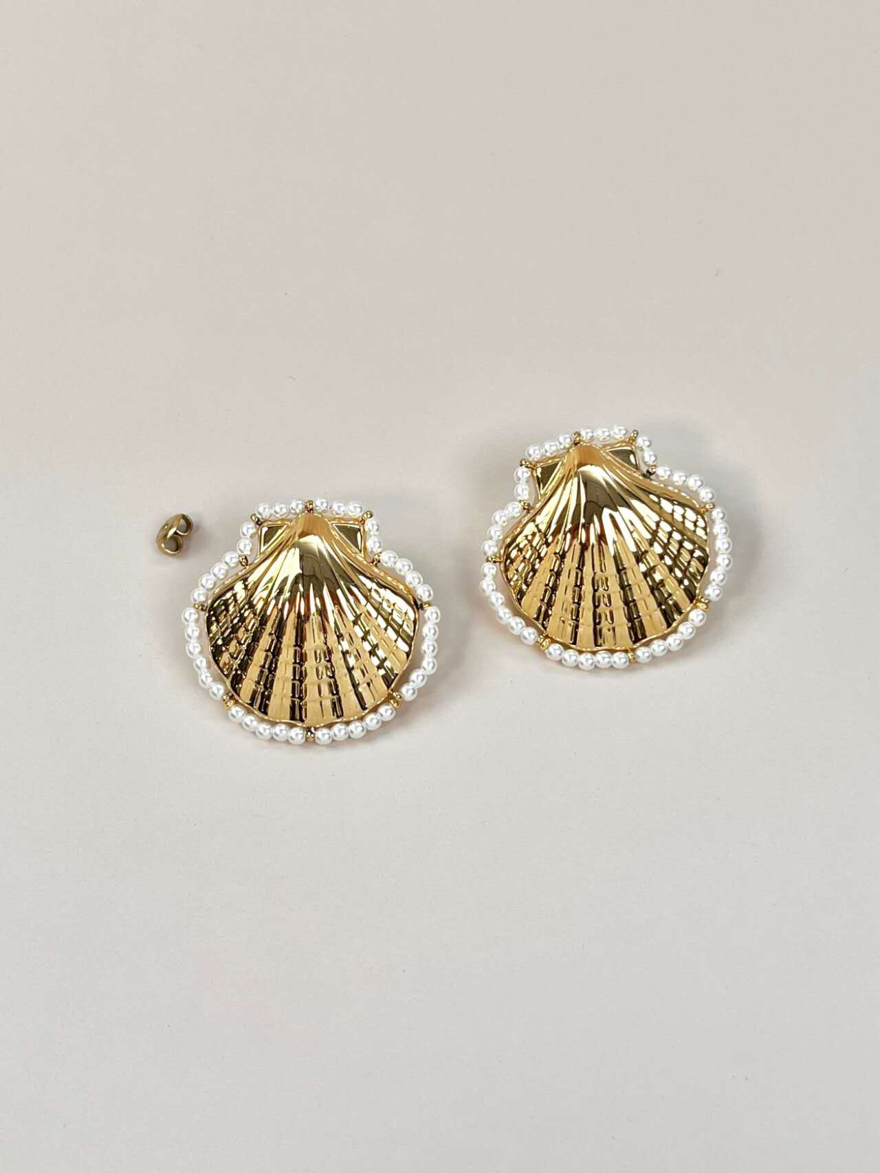 Wholesaler aesmée - Steel shell earrings May