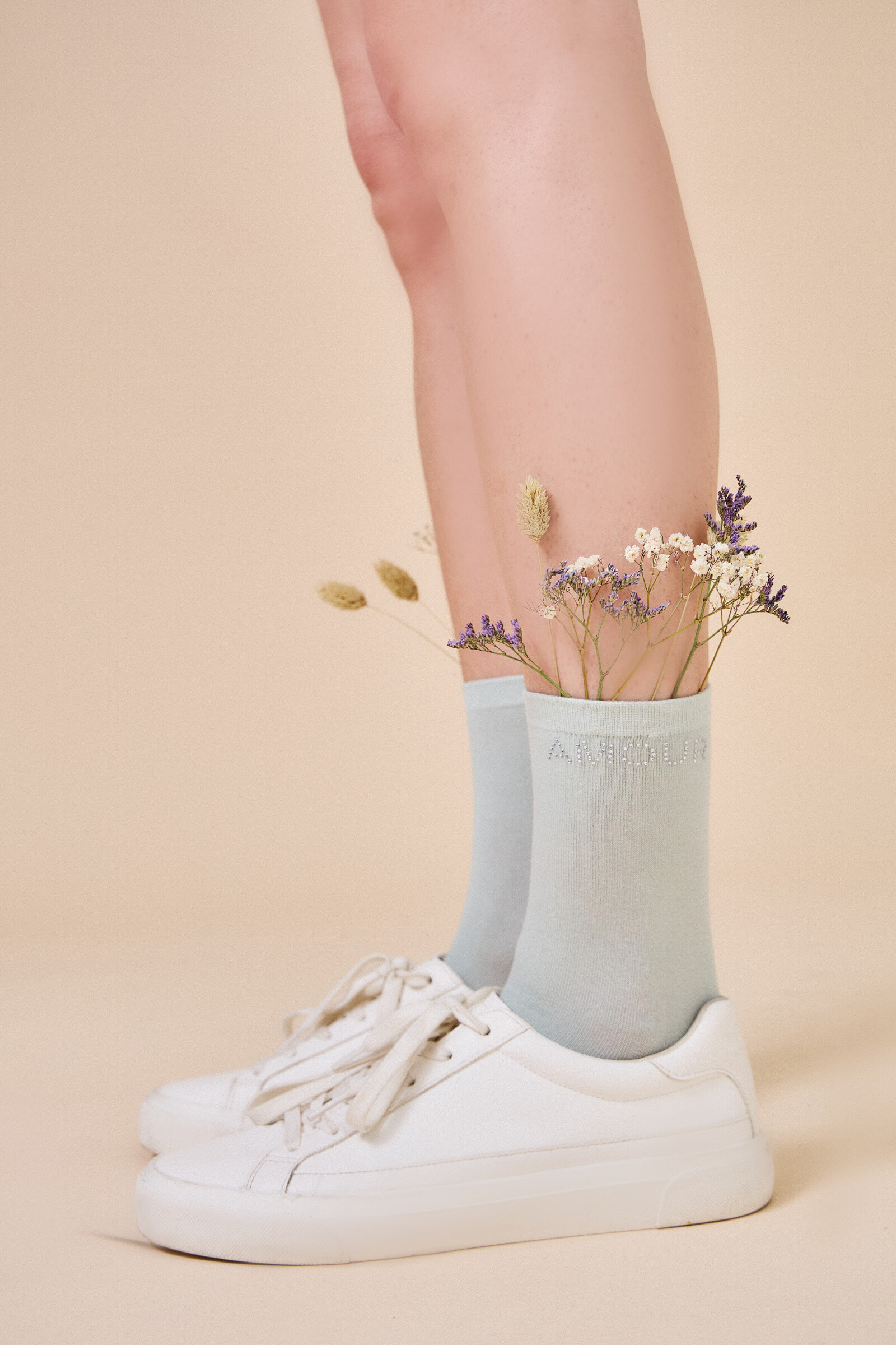 Grossiste aesmée - Chaussettes mots en Strass Joanne