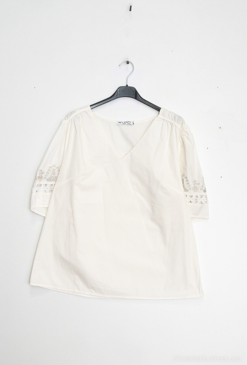 Wholesaler Afinity - Large size plain blouse
