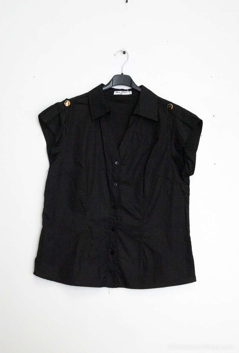Grossiste Afinity - Chemise uni grande taille