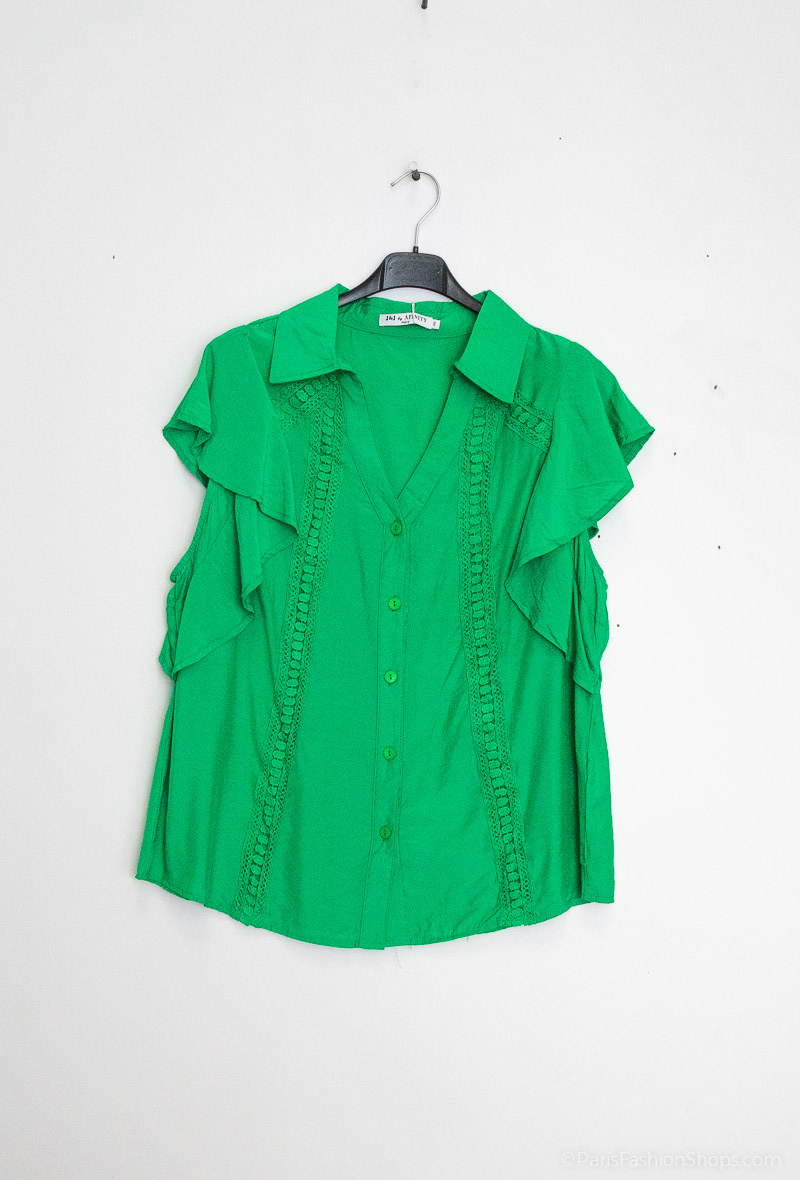 Grossiste Afinity - Chemise uni grande taille