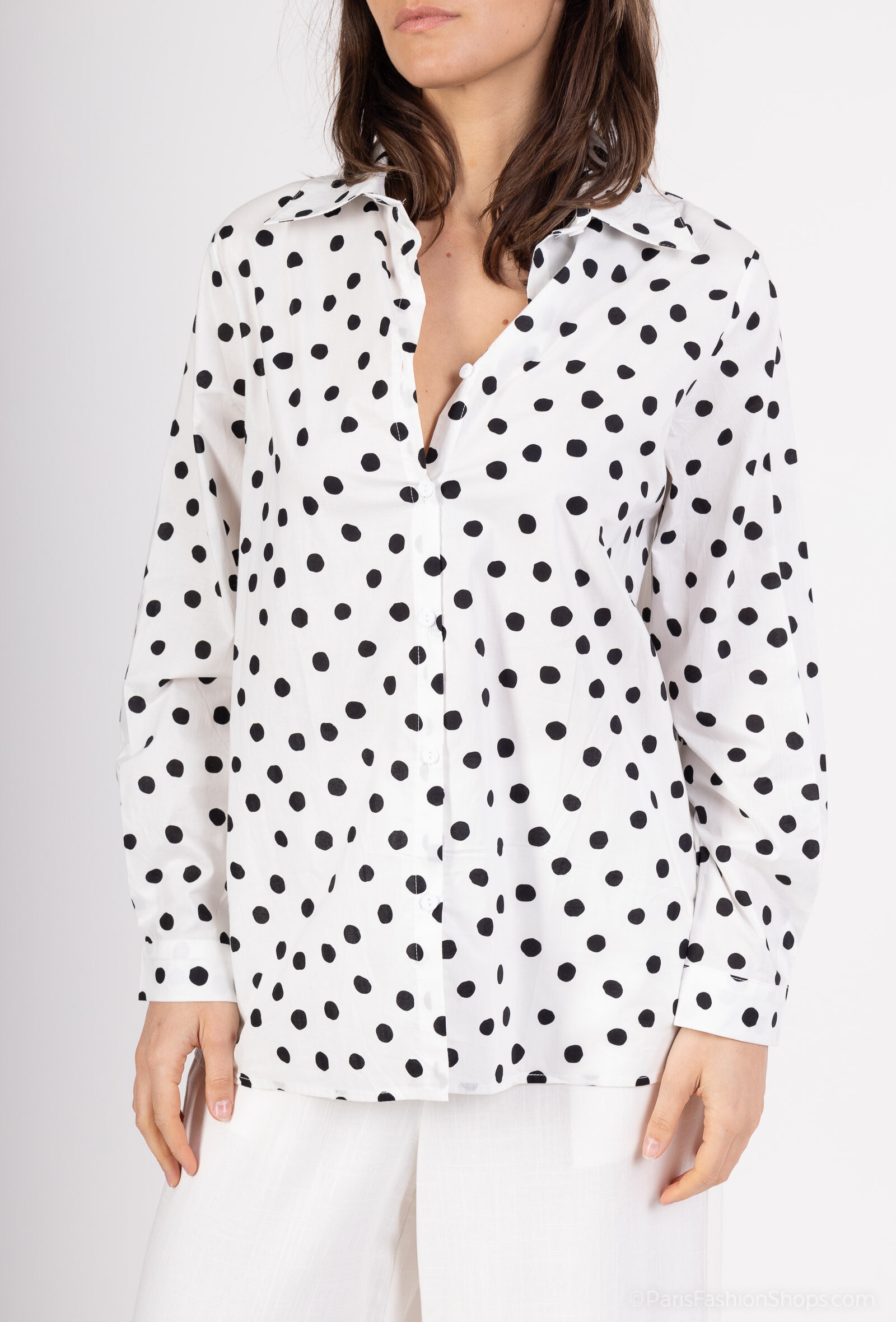 Wholesaler Afinity - Low pea printed shirt