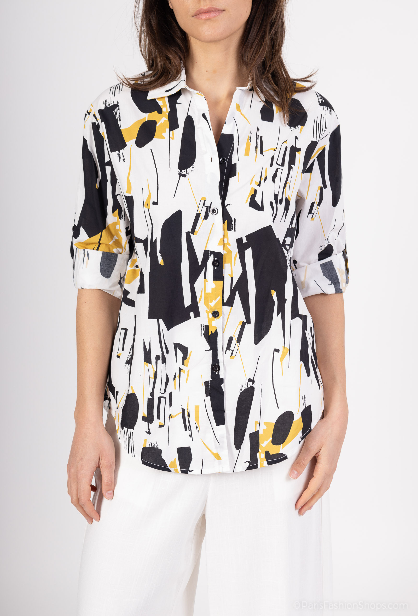 Wholesaler Afinity - Cotton printed shirt