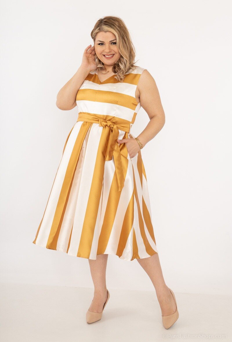 Wholesaler Afinity - Printed cocktail dress