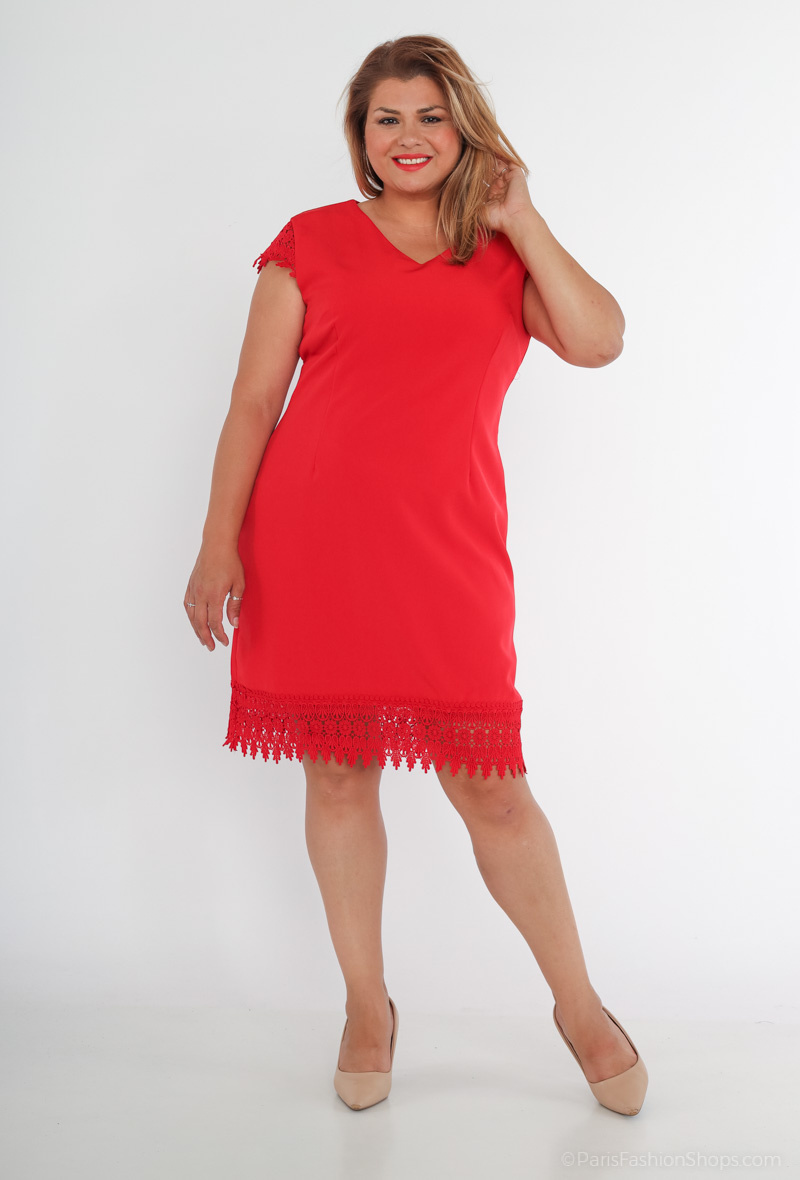Wholesaler Afinity - Plain lace dress