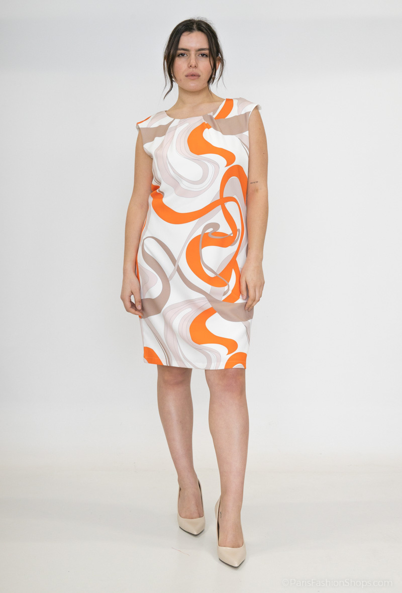Wholesaler Afinity - Printed straight dress