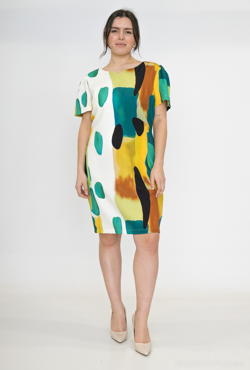 Wholesaler Afinity - Printed straight dress
