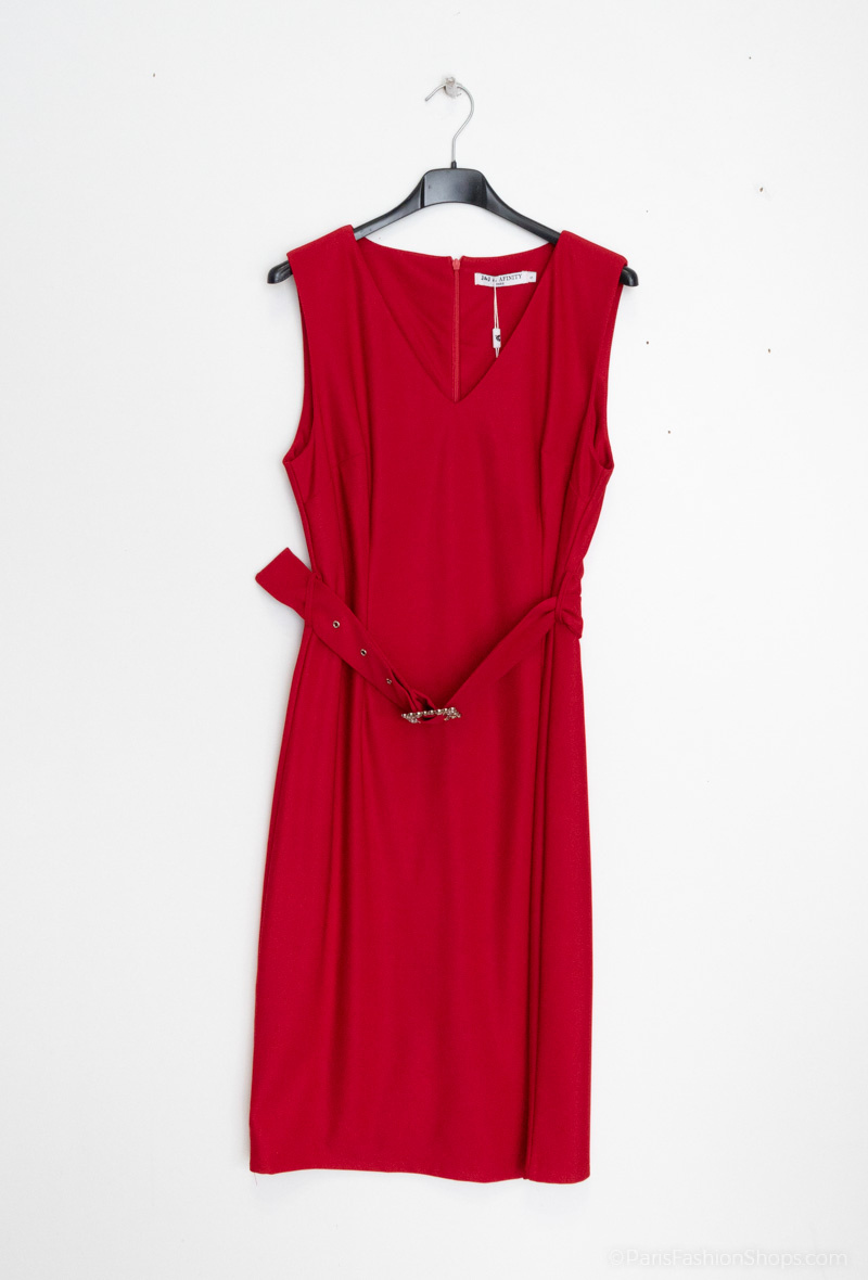 Wholesaler Afinity - Plain mid-length dress