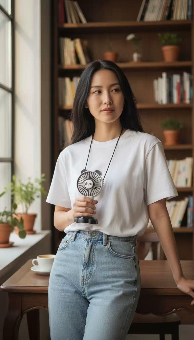 Großhändler AHJ FASHION - Labubu kleiner elektrischer Ventilator