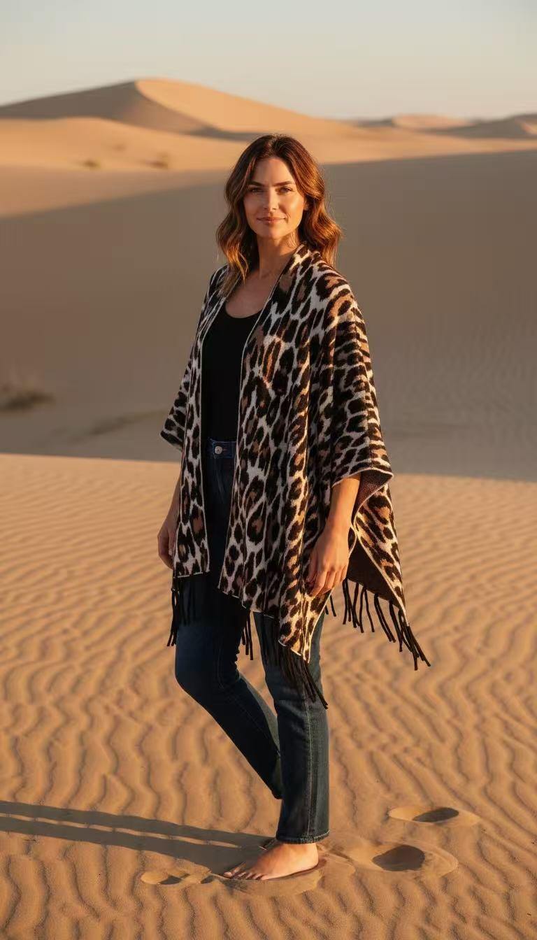 Mayorista AHJ FASHION - PONCHO O LEO