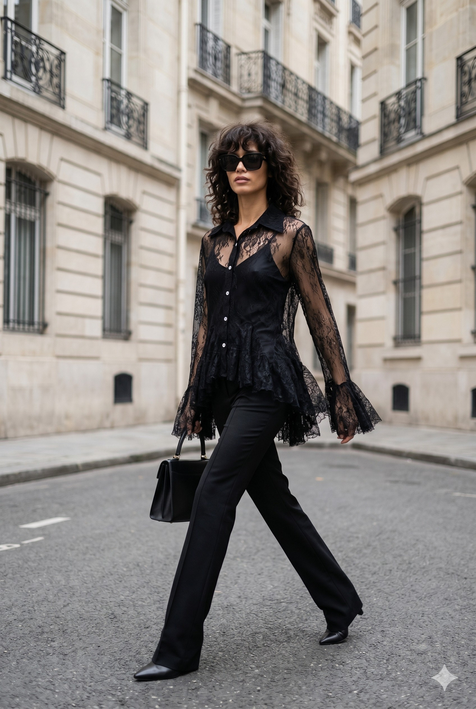 Grossista Aikha - Blusa di pizzo