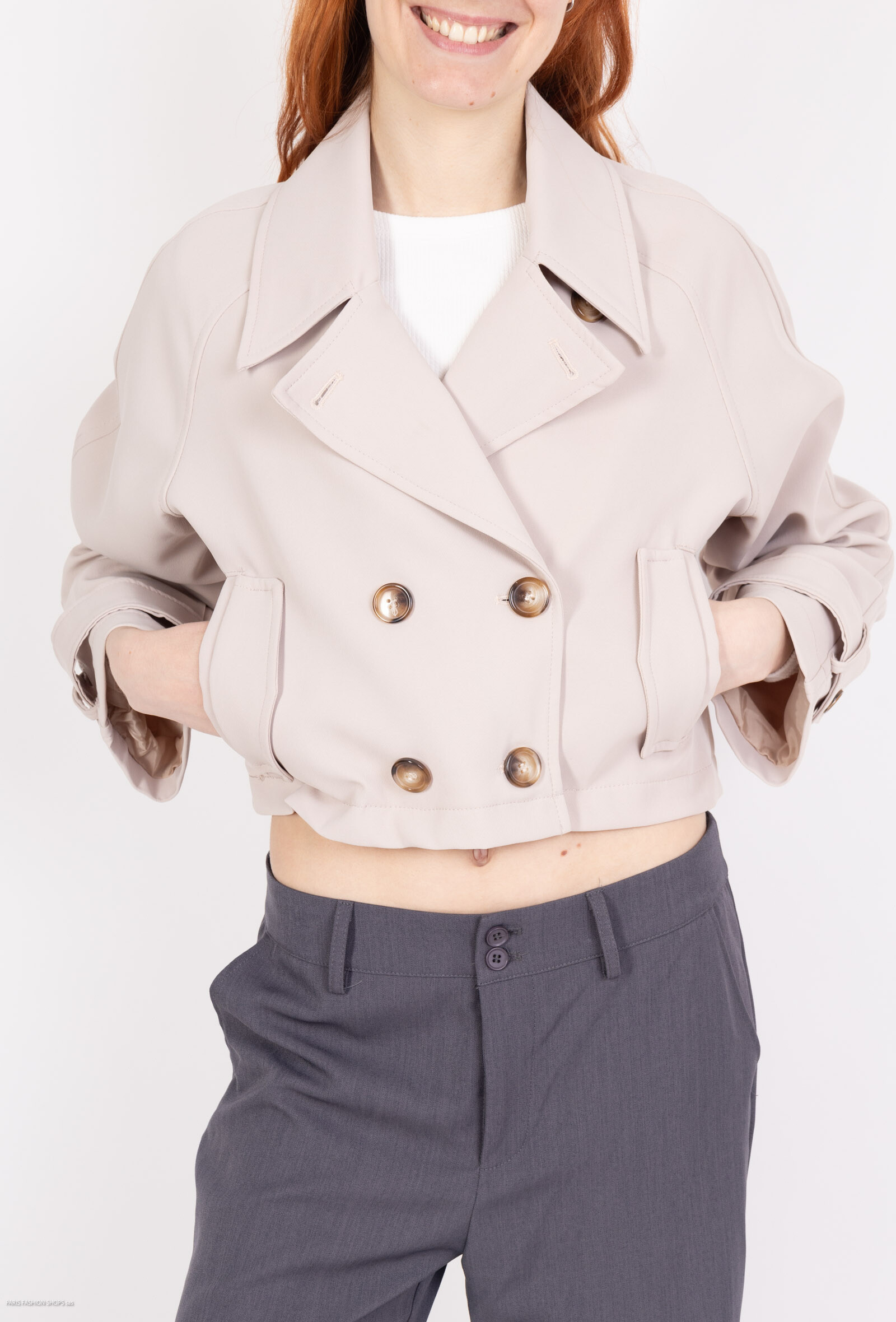 Grossiste AISABELLE - Perfecto court en trench