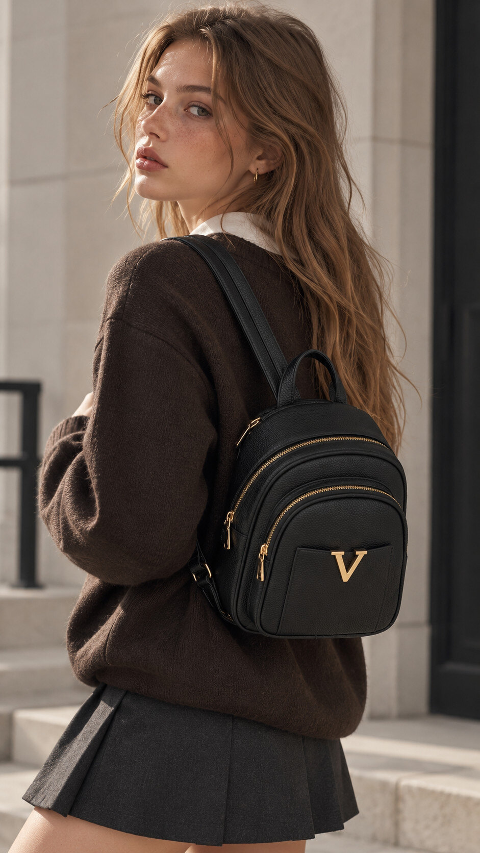 Wholesaler Alexia - Women's multi-pocket backpack