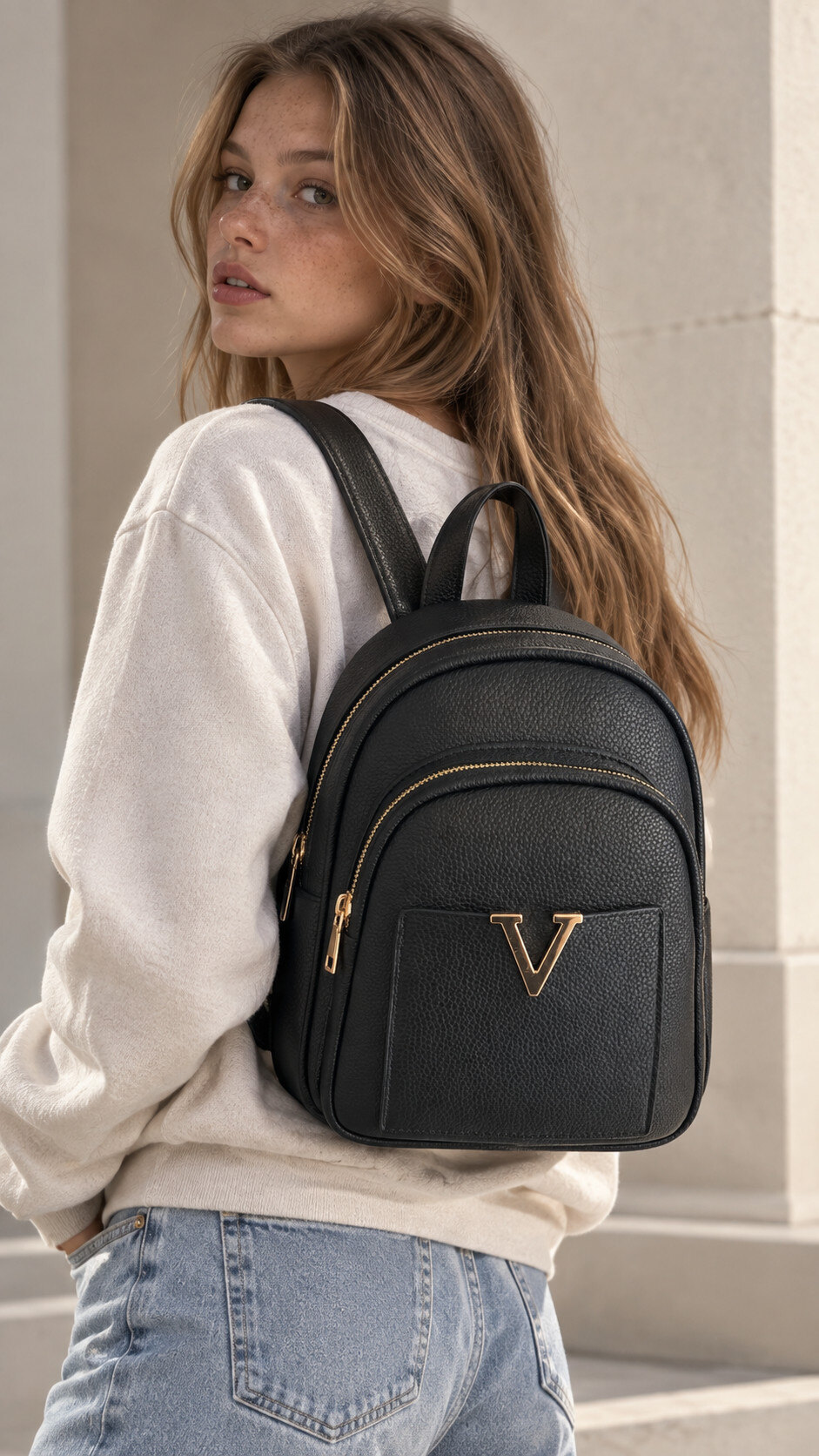 Wholesaler Alexia - Large women's multi-pocket backpack