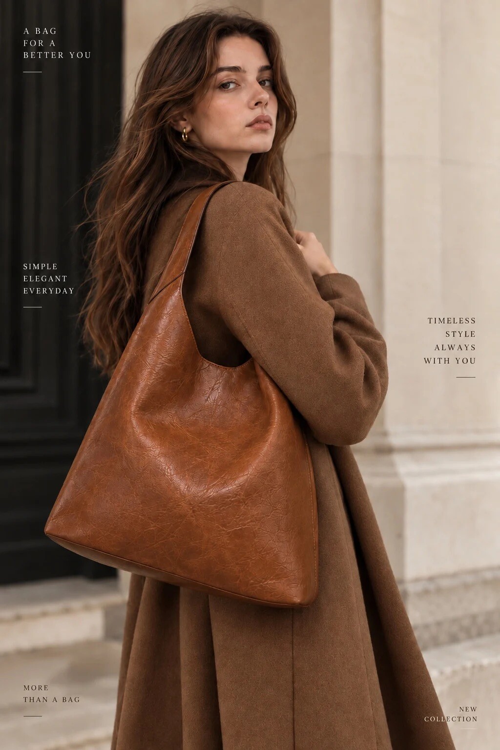 Wholesaler Alexia - Brown hobo bag