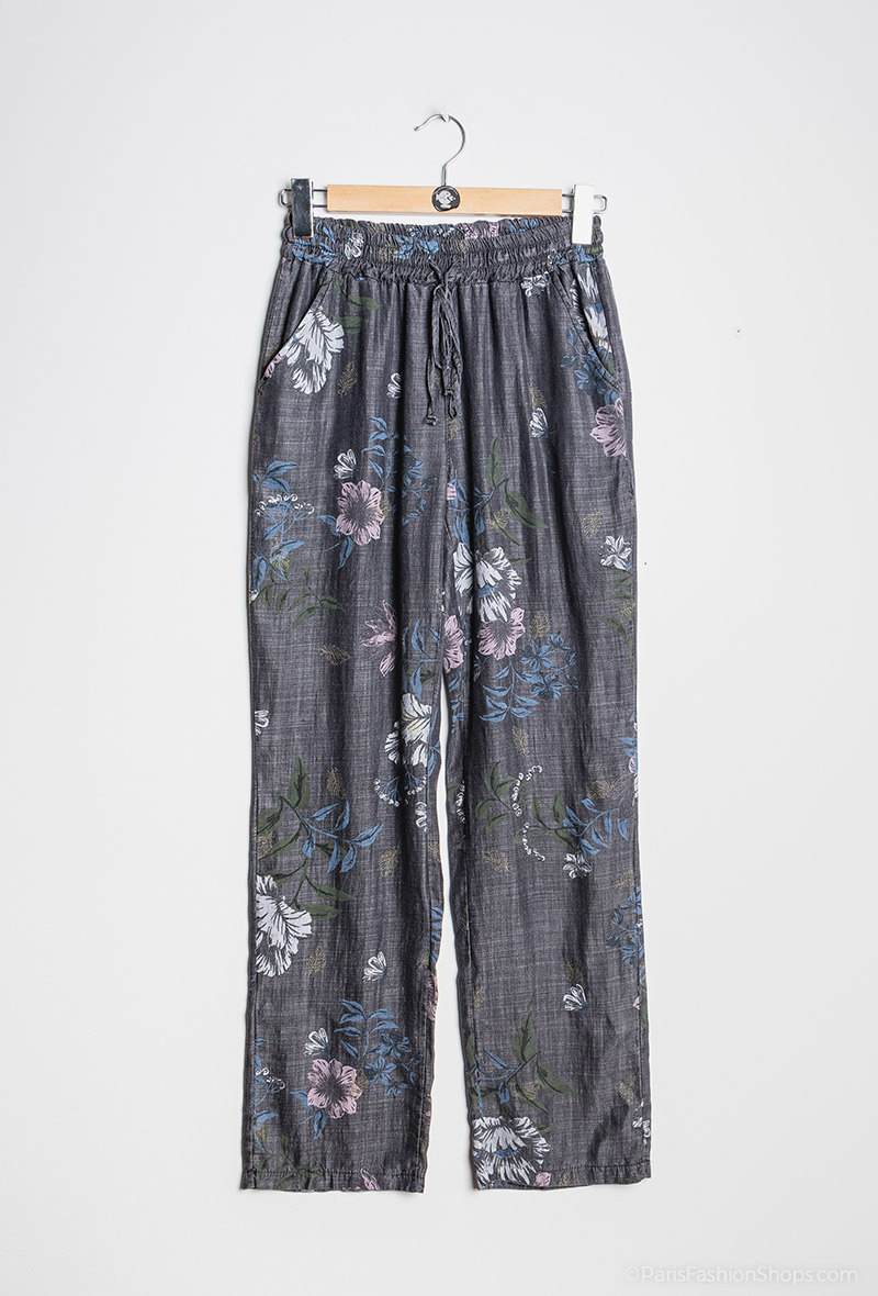 Wholesaler Alice.M - Light pants in lyocell print