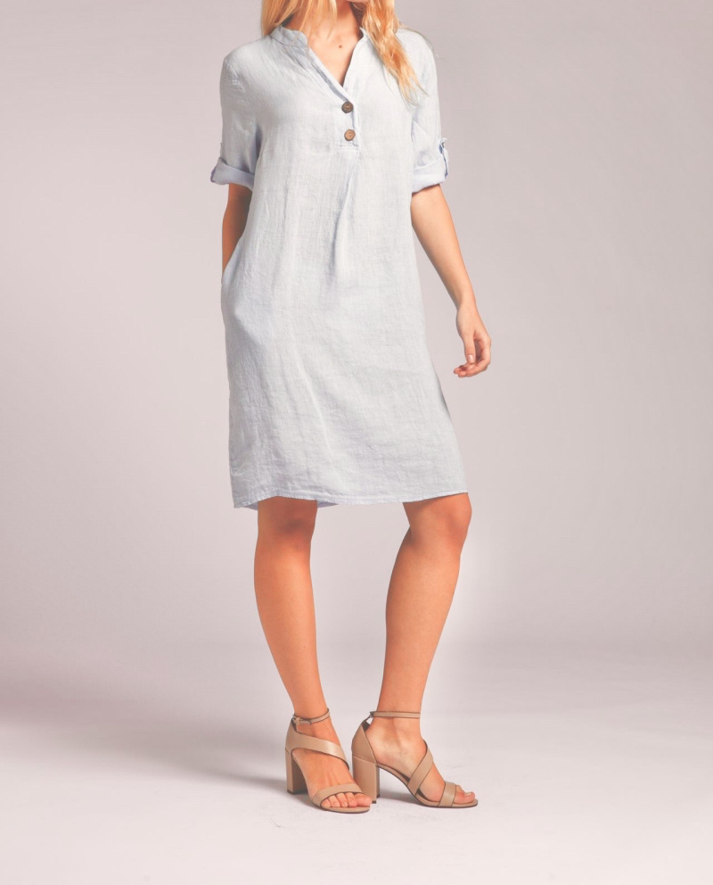 Wholesaler Alice.M - PLAIN LINEN DRESS