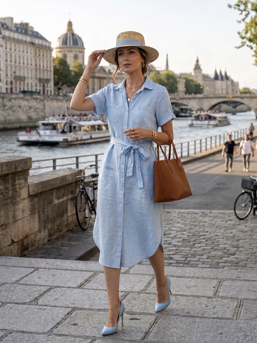 chinese dress ladies MARY Washed Linen Shirt Dress in Olive  Christina's Luxuries