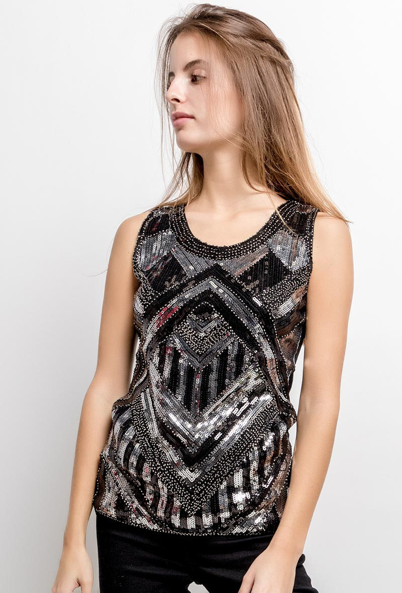 Wholesaler Alina - Sequinned top