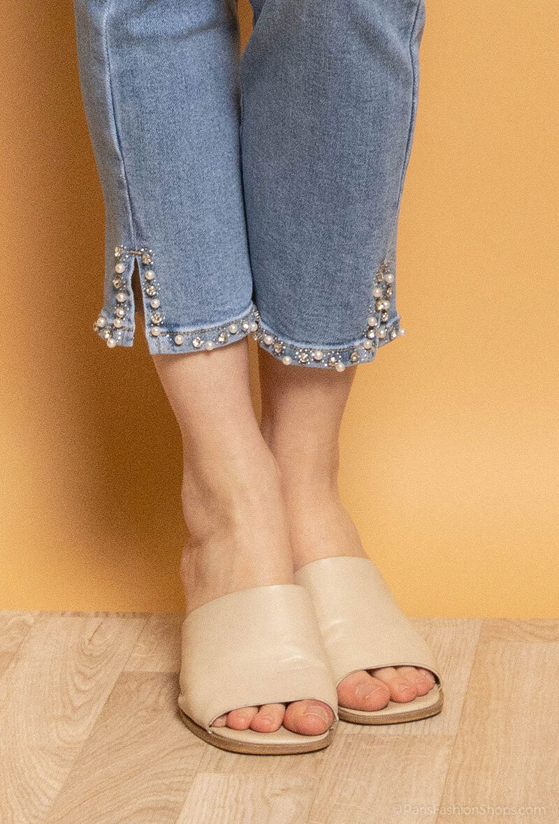 Wholesaler Alina - Jeans with pearls