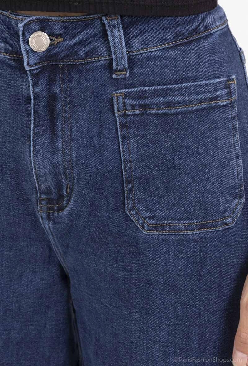 Wholesaler Alina - large size wide leg jeans