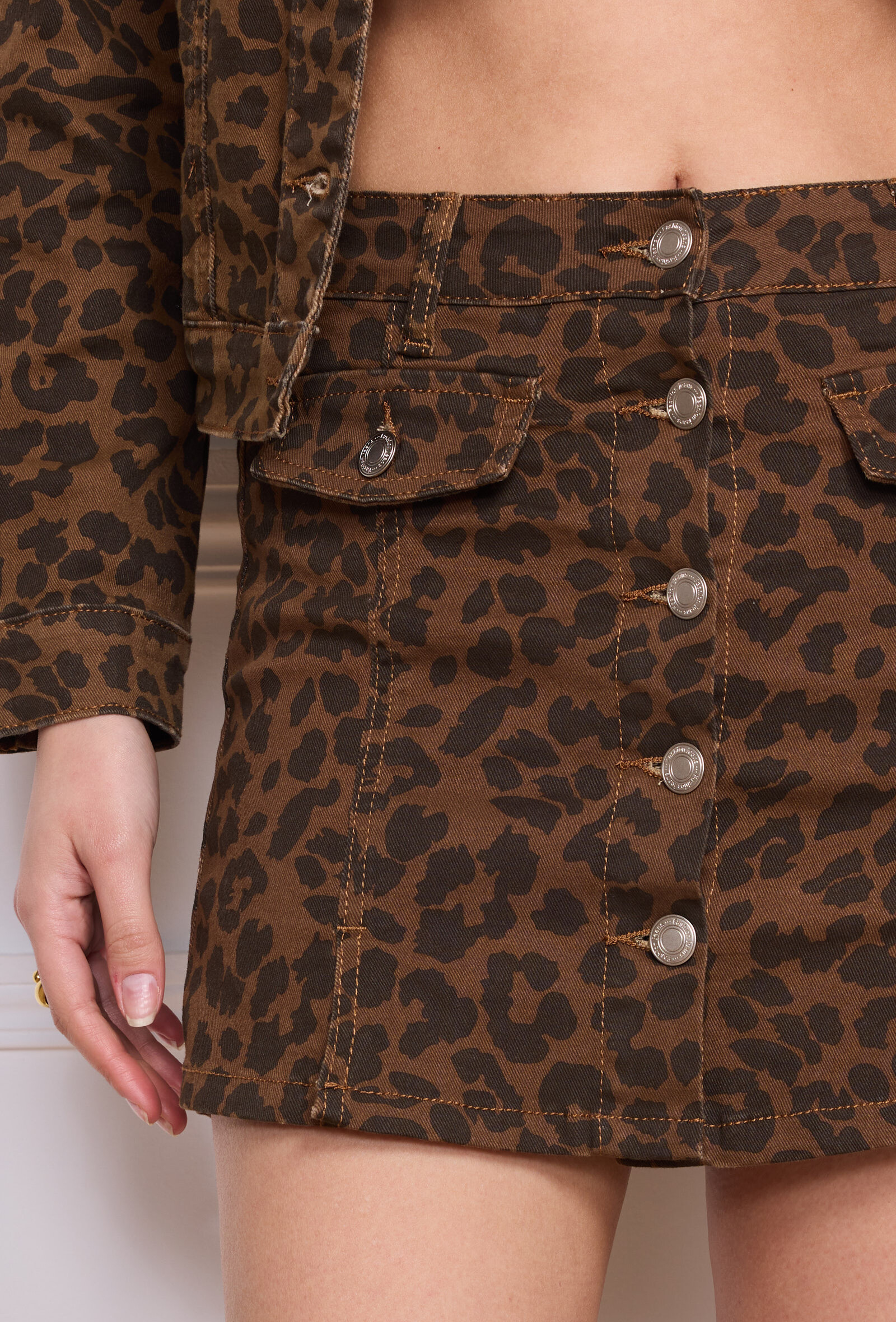Wholesaler Alina - leopard jeans