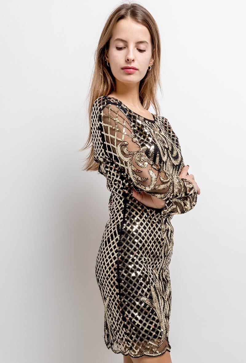 Wholesaler Alina - Sequinned dress