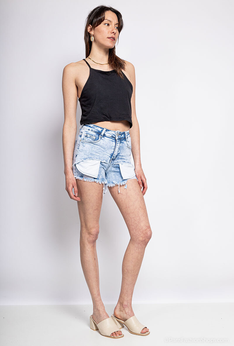 Großhändler Alina - Kurze Jeans mit Merkmalen