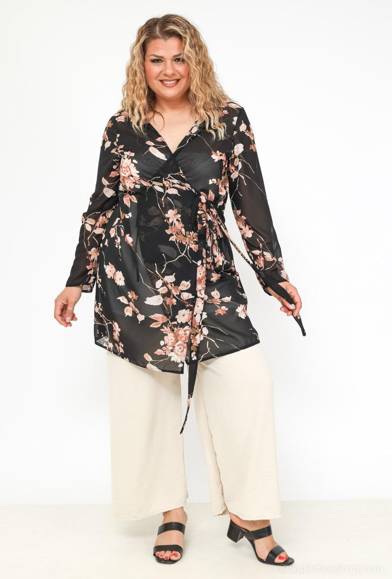Wholesaler Alison B. Paris - Kimono with ALISON B. PARIS pattern Made in France