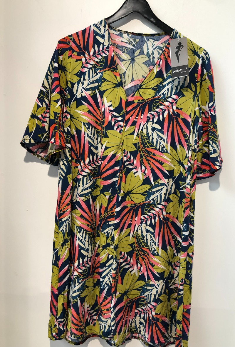 Wholesaler Alison B. Paris - Robe à motif ALISON B. PARIS fabrication française