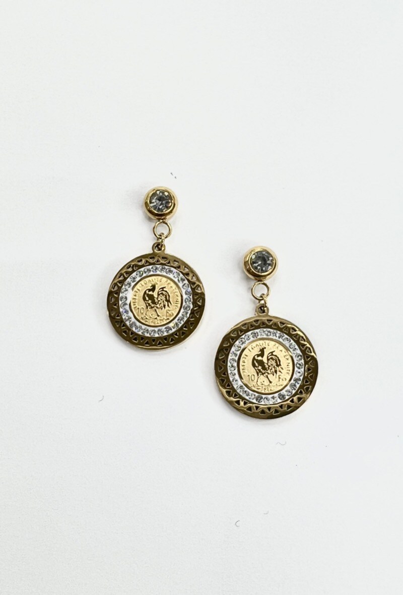 Wholesaler Aliya Bijoux - Rooster earring